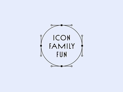 Icon Family Fun Workshop custom icons icon design iconography workshop