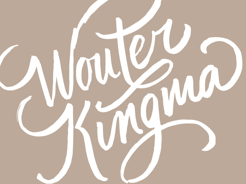 Wouter Wouter Everywhere branding handlettering identity lettering logo photography script