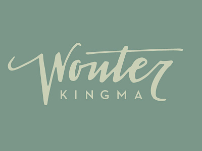 Long Live the Kingma branding handlettering identity lettering logo script
