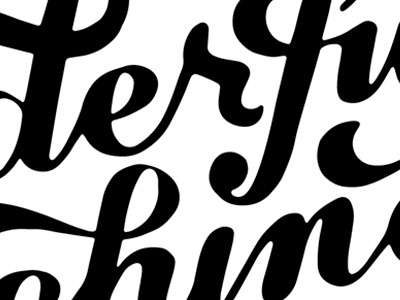 Something Special hand drawn type lettering script swashery