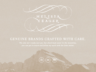 Live with Melissa Yeager branding handlettering identity lettering logo swashery website