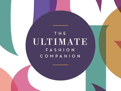 The Ultimate Fashion Companion branding fashion identity pattern tagline