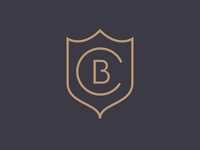 The Crest b branding c crest identity logo mark monogram shield