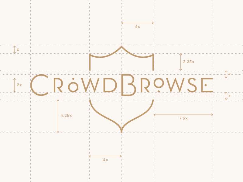 CrowdBrowse branding gif identity logo logotype shield