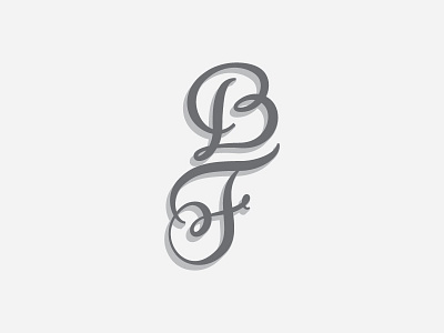 BF b branding f handlettering identity lettering logo logotype monogram swashery