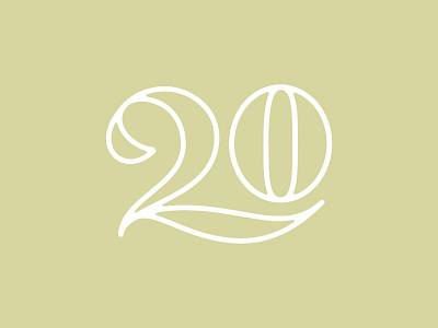 20 20 branding handlettering identity lettering logo mark