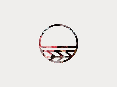 A tisket a tasket, I made an abstract basket. art deco badge basket branding icon identity logo mark