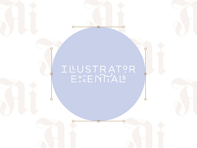 Illustrator Essentials ✨ adobe branding identity illustrator lettering ligatures logo typography