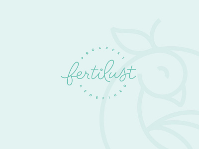 Fertilust Logotype bird branding food identity illustration lettering logo logotype mark script wellness