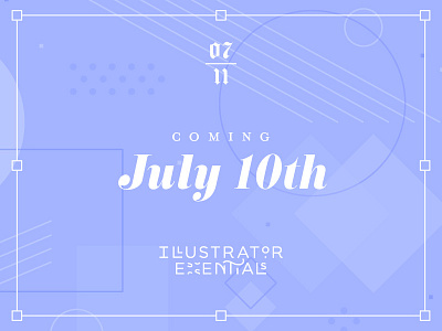 Illustrator Essentials is launching July 10th! 😱 branding identity illustration illustrator lettering logo logotype vector