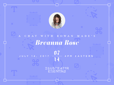 A Chat with Breanna Rose ✨ branding iconography icons identity illustrator lettering logo logotype pattern vector