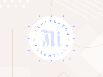 Illustrator Essentials is back! 💜 ai branding icon iconography identity illustrator illustrator cc logo pattern seamless pattern typography vector