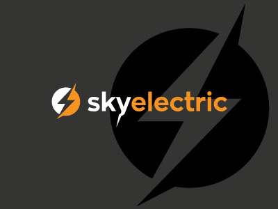 SkyElectric | Archive Day 8 battery bolt electric electricity flash gray light lightning orange power sky