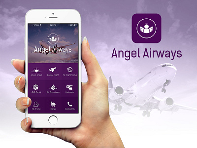 Angel Airways air airlines booking app design flight flight booking iphone list mobile app mobile ui ui ux