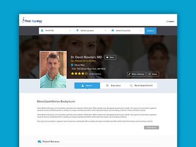 Doctors Profile design doctor doctors profile medicle medicle web profile ui ux web web design