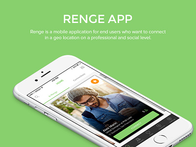 Range App android app flat design iphone app location app mobile app design renge app uiux design