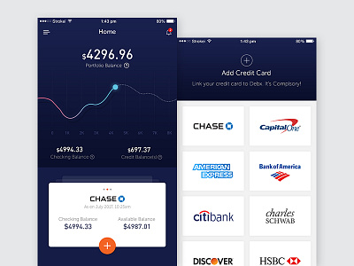 Finance App app design bank app dark theme finance app ios app iphone app design mobile app design ui design ux design