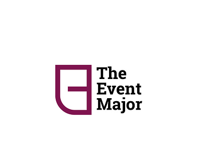 The Event Major brand identity graphic design logo design