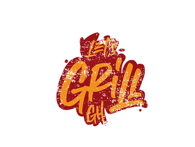 Let's Grill Gh branding daily logo graphic design logo logo design