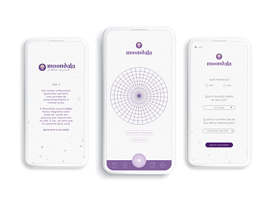 Moondala App design ui design ux design