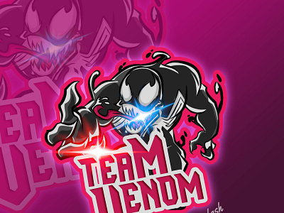 Venom mascot logo design