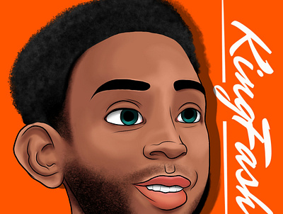 Cartoon Portrait #8 Ludacris artwork cartoon cartoon portrait design illustration kingfash model portrait trending