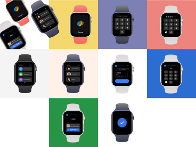 Google Pay - Watch App apple design googlepay payments redesign redesign concept userexperience ux watch watchapp