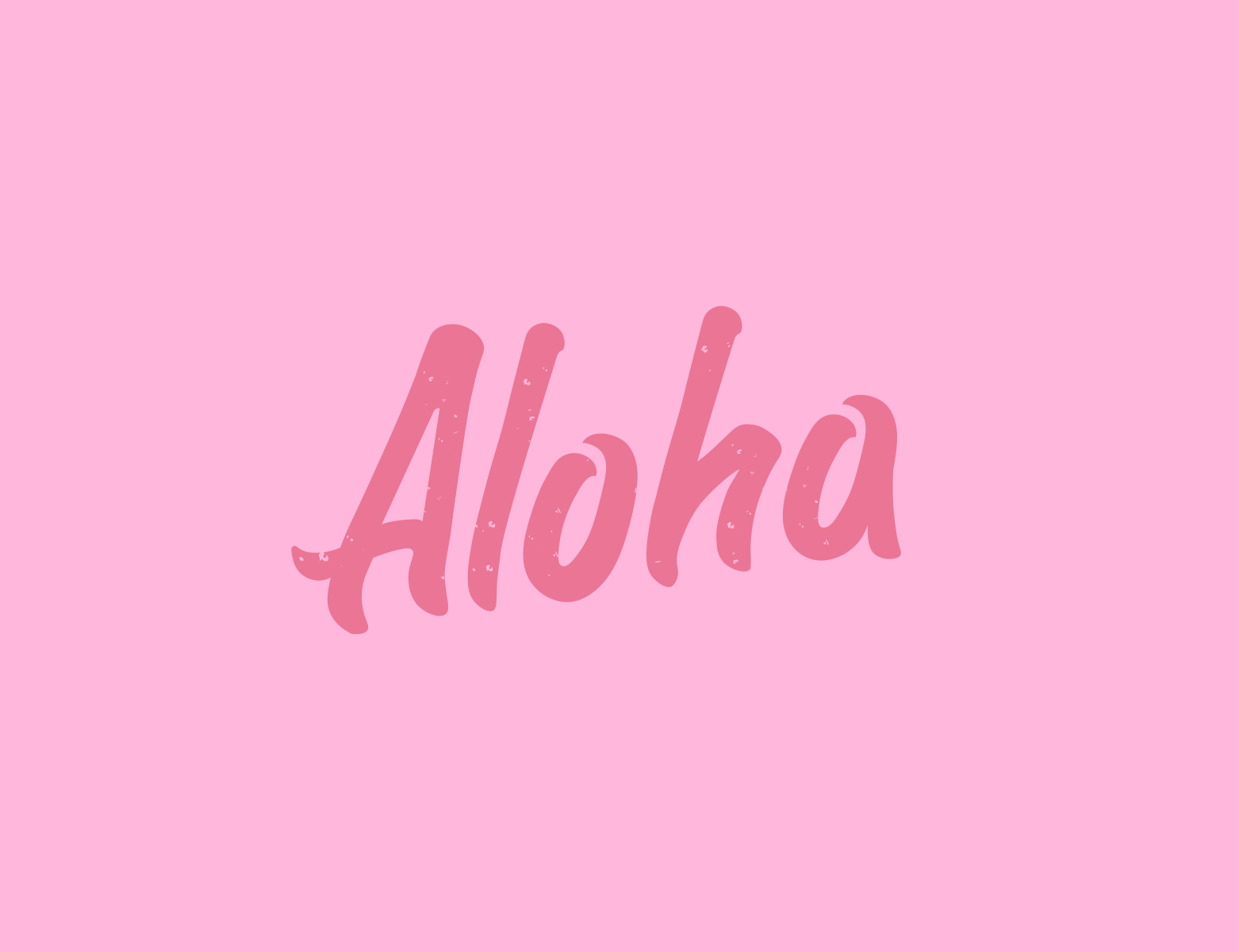 Aloha Logo by Mark on Dribbble