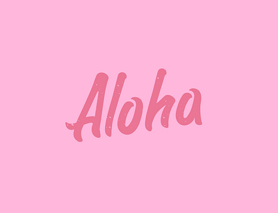 Aloha Logo purple