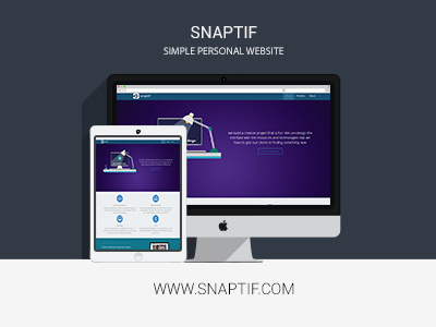 www.snaptif.com branding css3 html5 javascript personal responsive website