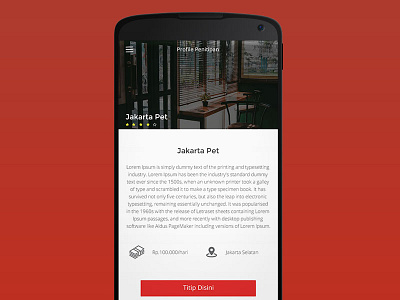Pet Care Aplication android app design interface design pet ui ux