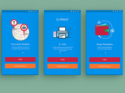 App Print android appdesign illustration interface mobile print ui ux