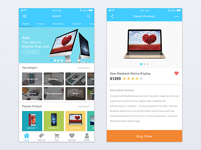 E-commerce Shop App app clean ecommerce ios iphone mobile shop ui ux