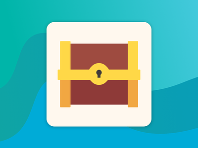 App Icon app branding icon logo sea treasure trove ui vector