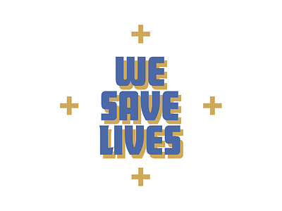 We Save Lives magazine nantucket print typography