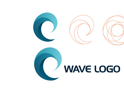 wave logo design flat modern design logo business logo design logo maker logo trends 2021 logotype minimalistlogo modern design watercolor wave logo