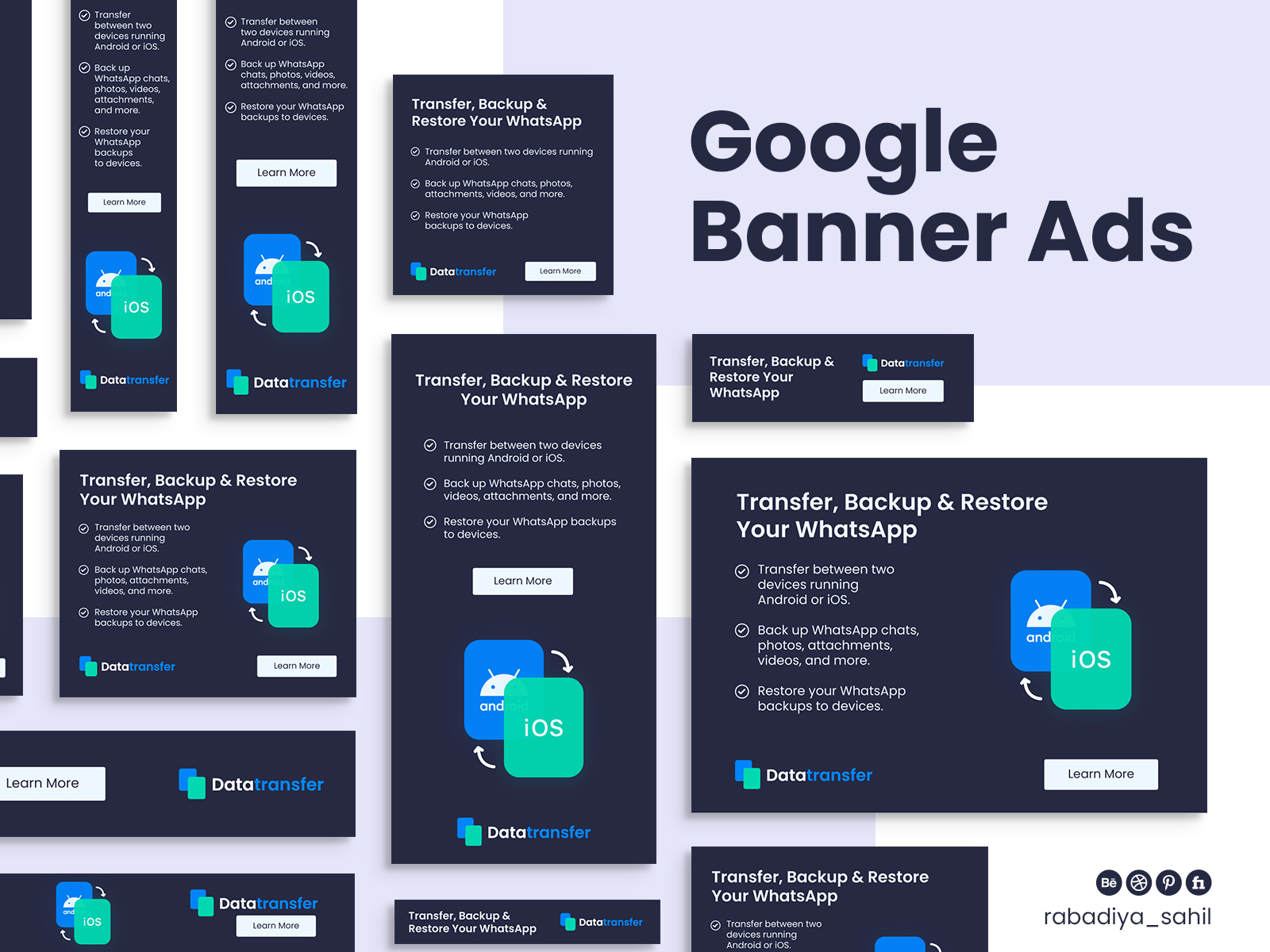 Google Banner Ad Design By Rabadiya Sahil On Dribbble