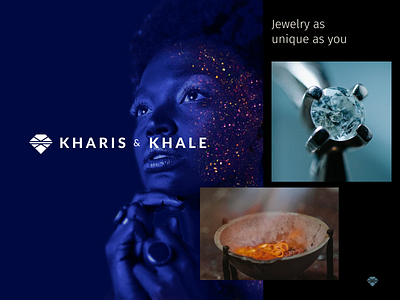Boutique Jewelry Shop Logo brand identity branding clean design diamond jewelry logo print