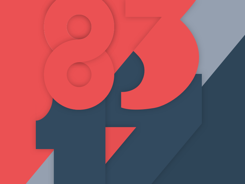 Fresh Typography for August 3rd, 2017 design typography numerical
