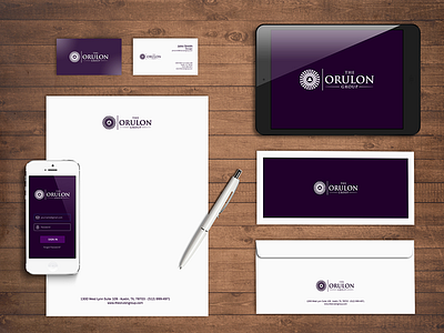 ORULON GROUP Stationery branding