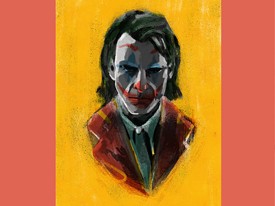 Joker abstract adobefresco art contemporaryart digitalart graphic illustration illustration art joker joker movie painting portrait