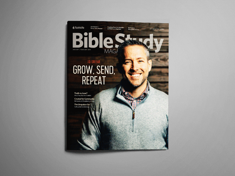 Bible Study Magazine: JD Greear bible study magazine cover editorial jd greear magazine print