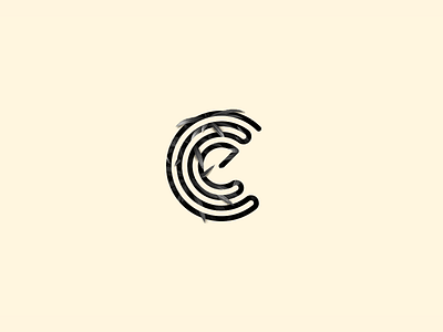 EC branding ilustration logo logotype monogram