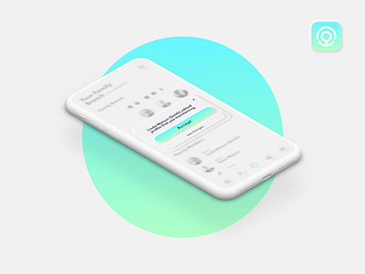 Onetree app Family tree social network design neumorphic neumorphism social app social media social network ui ux