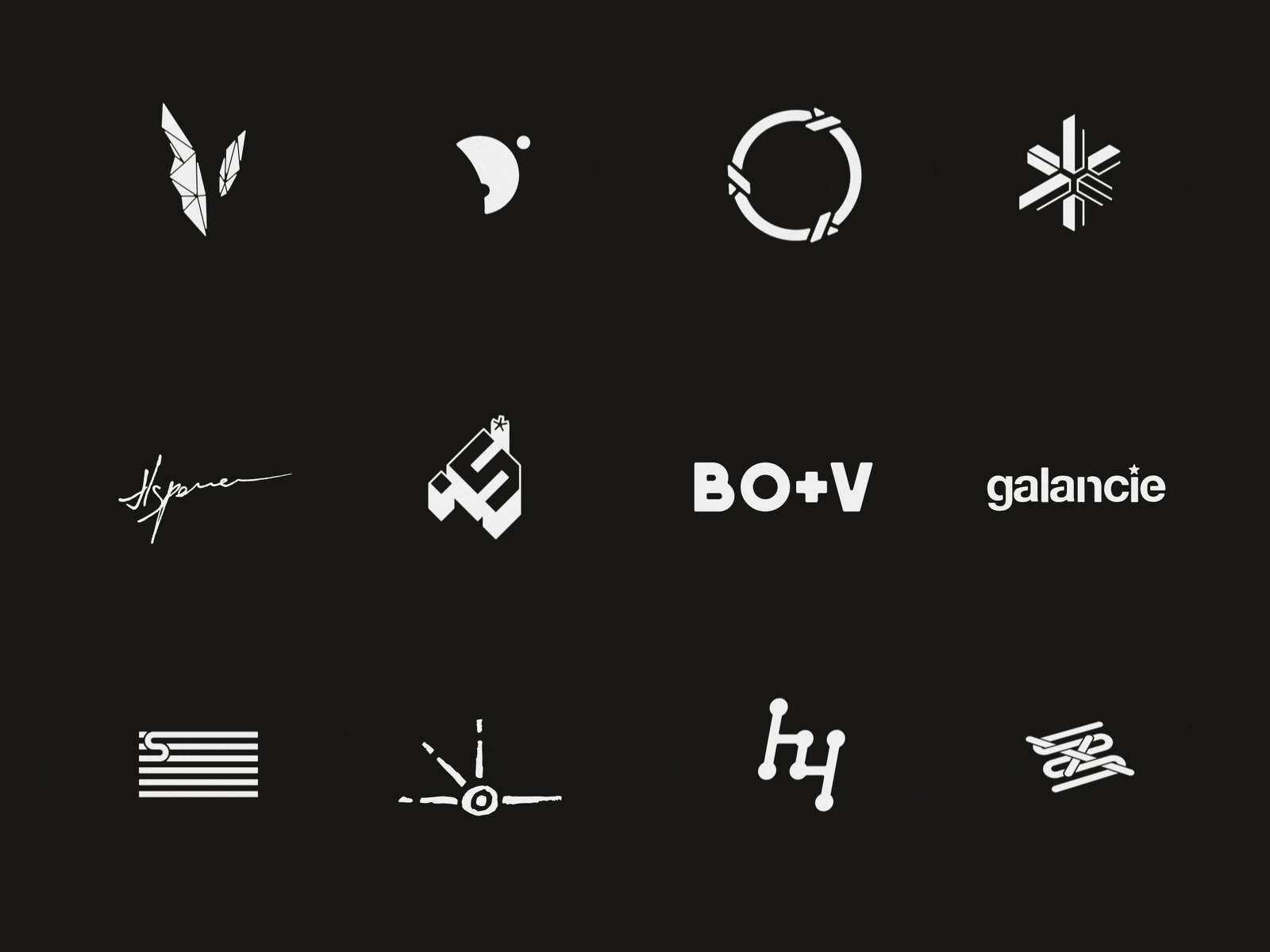Logofolio v.5 animation branding grid gridlogo identity identitydesign logo logofolio logos logotype logotypes sign signs trademark trademarks vector