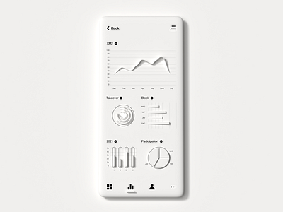 Data app app design chart charts data data visualization dataviz design information information design minimalism neumorphic neumorphism ui userinterface ux uxui web webdesign