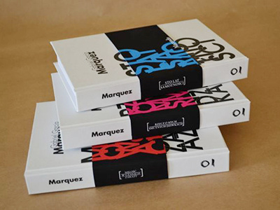 Book design / Gabriel Garcia Marquez book logo typography