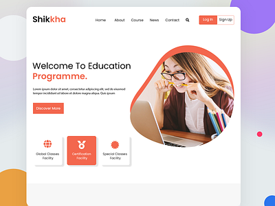 Shikka Web page design design graphic design illustration landing page unbounce design web web design wix website wordpress design