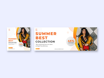 Summer Sale Socail Media Banner Template bannertheme big sale colorful discount elegance elite facebook flash sale flat instagram new arrival new season price product sale shoes shop shopping social media summer