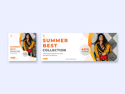 Summer Sale Socail Media Banner Template